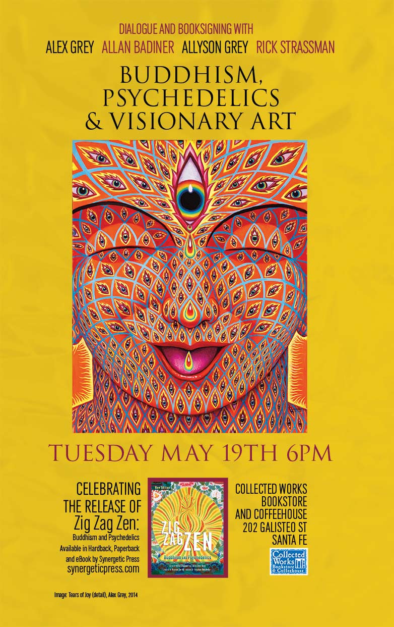 Buddhism, Psychedelics and Visionary Art—Discussion and Book Launch of Zig Zag Zen