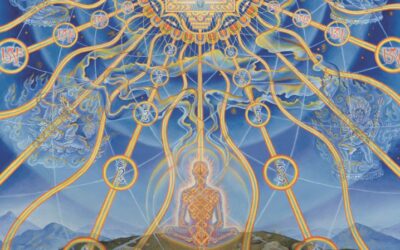 Vajravision by Alex Grey, featured in Zig Zag Zen: Buddhism and Psychedelics