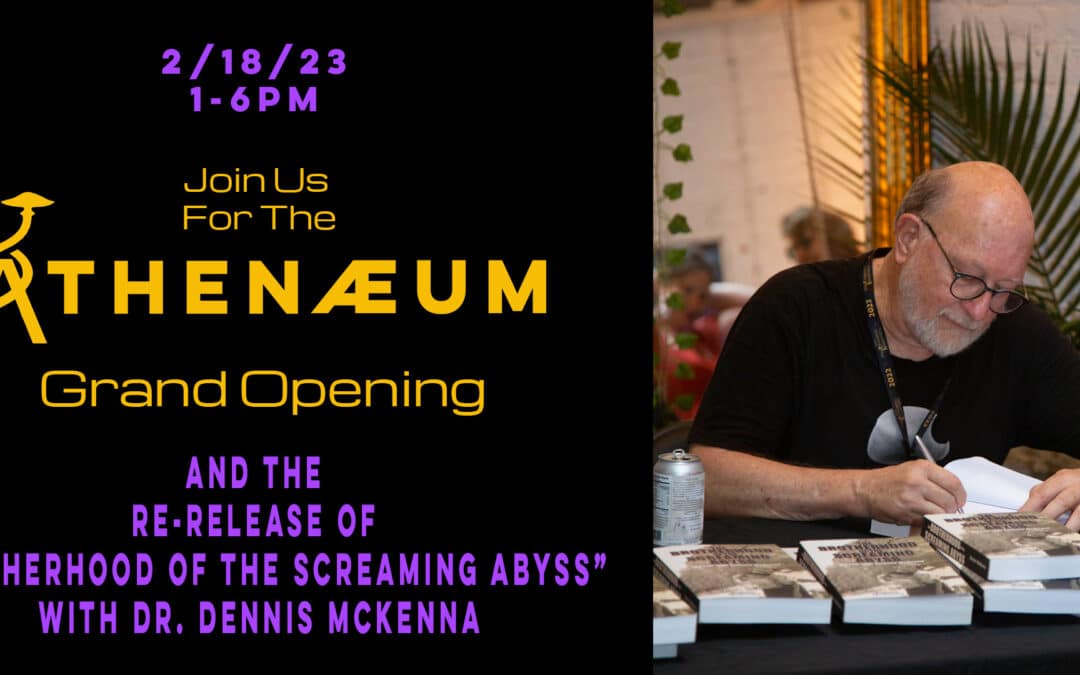 Dennis McKenna Book Launch Event with Psychedelic Assembly in NYC